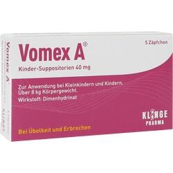 VOMEX A KINDER SUPPOS 40MG